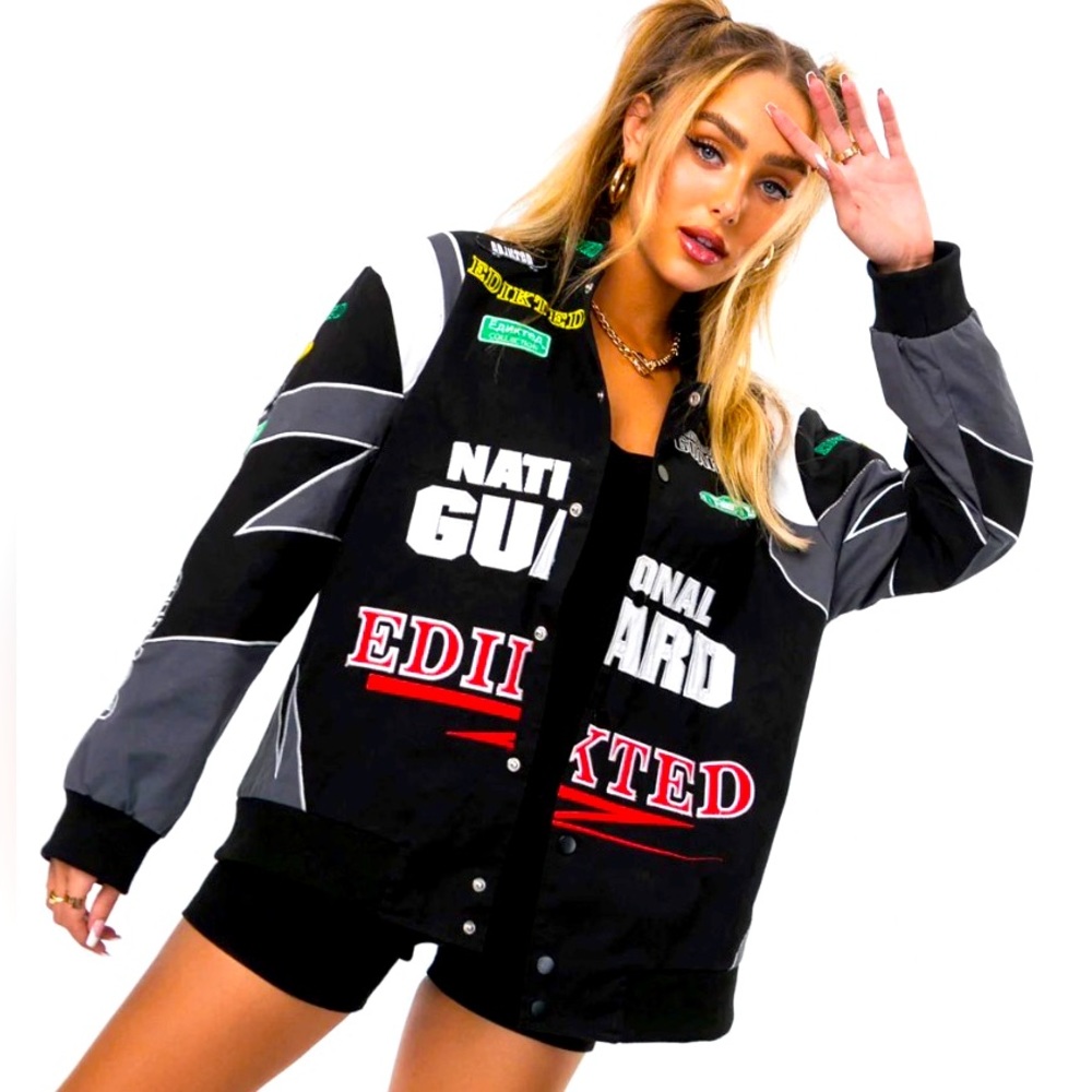 Edikted Race Car Jacket ~ fitted perfectly to fit your body